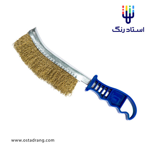برس سیمی مسواکی مو طلایی