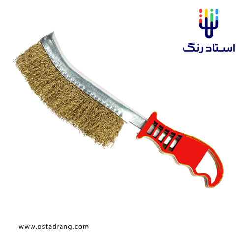 برس سیمی مسواکی مو طلایی