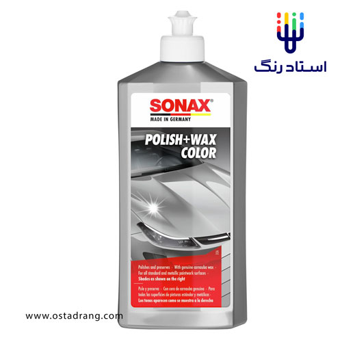 پولیش همرنگ سوناکس خاکستری (نوک مدادی) (نقره ای)