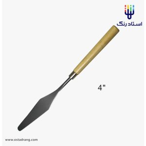 کاردک هنری 4 اینچ استیل دسته سفید