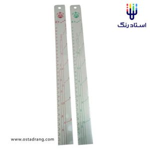 خط کش مدرج رنگ بزرگ
