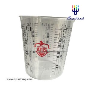 سطل مدرج رنگ