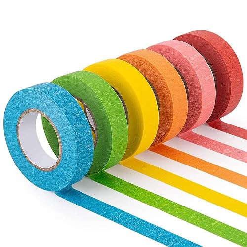 نوار چسب ماسکه مخصوص خودرو Colored Masking Tape چسب ماسکه رنگی