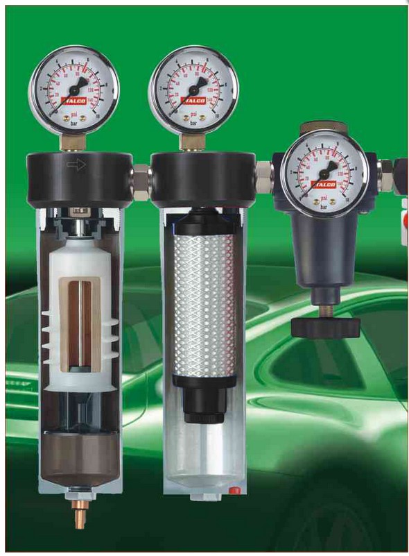 میکروفیلتر حرفه ای هوا دو سیلندر (دوقلو) ایتالکو مدل Italco Professional Air Filter AC6002