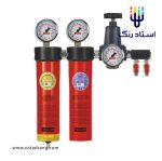 میکروفیلتر حرفه ای هوا دو سیلندر (دوقلو) ایتالکو مدل Italco Professional Air Filter AC6002