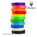 نوار چسب ماسکه مخصوص خودرو Colored Masking Tape چسب ماسکه رنگی