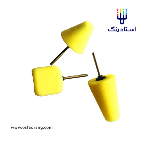 پد پولیش سر دریلی زرد قطر 30